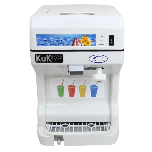Ice Shaver Snow Cone Frozen Ice Shaving Slushie Maker Commercial Machine