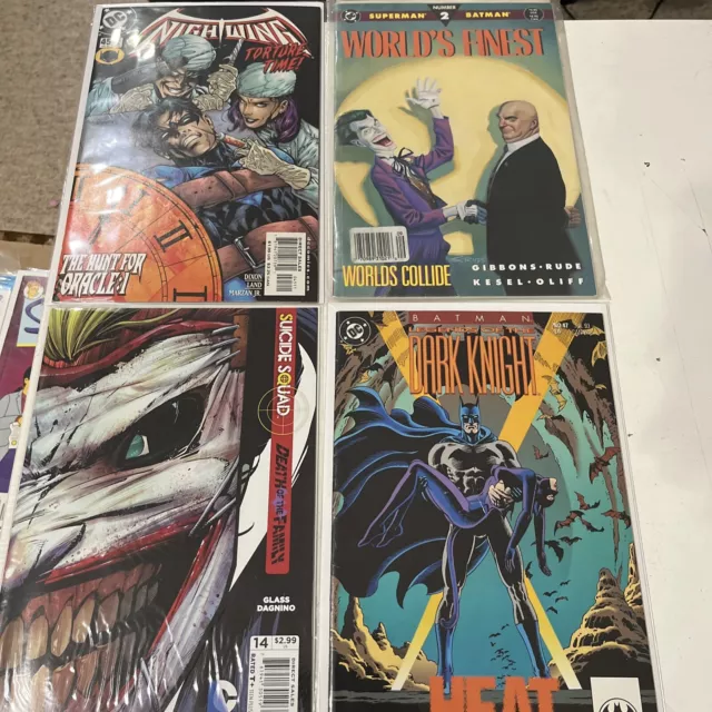 Lot Of (4) DC Batman Related Comics All NM With Worlds Finest #2