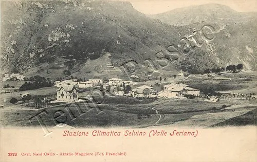 Cartolina di Selvino, stazione climatica in Valle Seriana - Bergamo