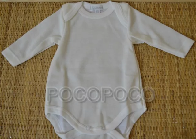 Body manica lunga da neonato in lana cotone Liabel 05321B417 bambino intimo