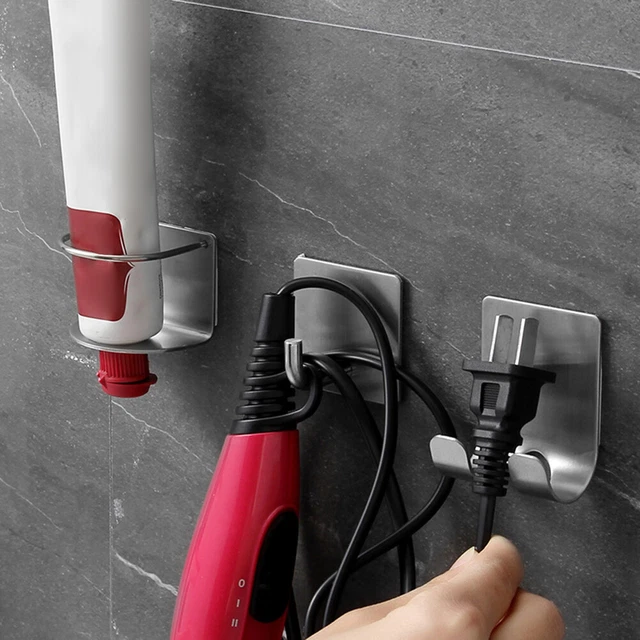 Gancio da uomo supporto rasoio impermeabile antiruggine acciaio inox adesivo da parete