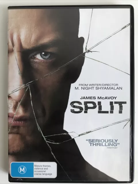 Split DVD R4 James McAvoy Film By M. Night Shyamalan