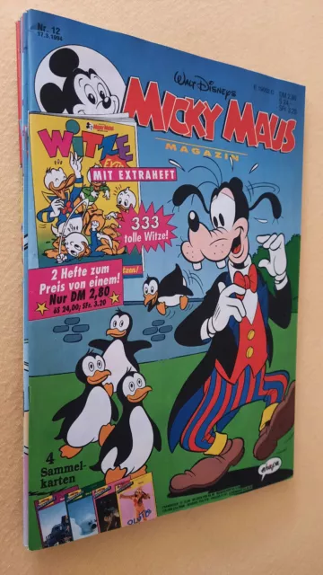 Micky Maus Hefte des Jahrgang 1994 mit Beilagen, sehr guter Zustand, zur Auswahl