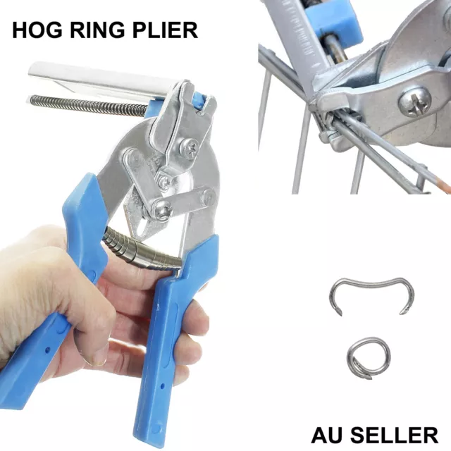 Hog Ring Plier Fencing Plier Gun Cage Fastener M Stapler Nailer Wire Ringer