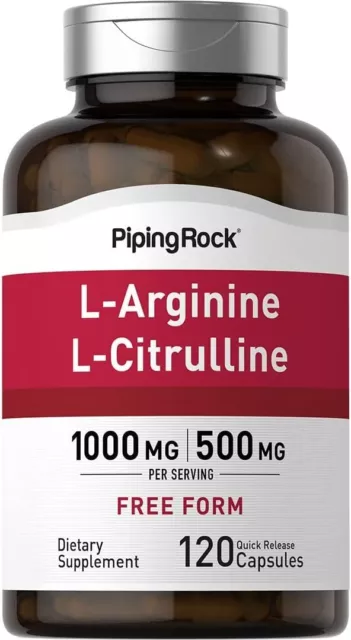 L-ARGININA L-CITRULINA 120caps DISFUNCION ERECTIL Crossfit Potencia ENVIO GRATIS