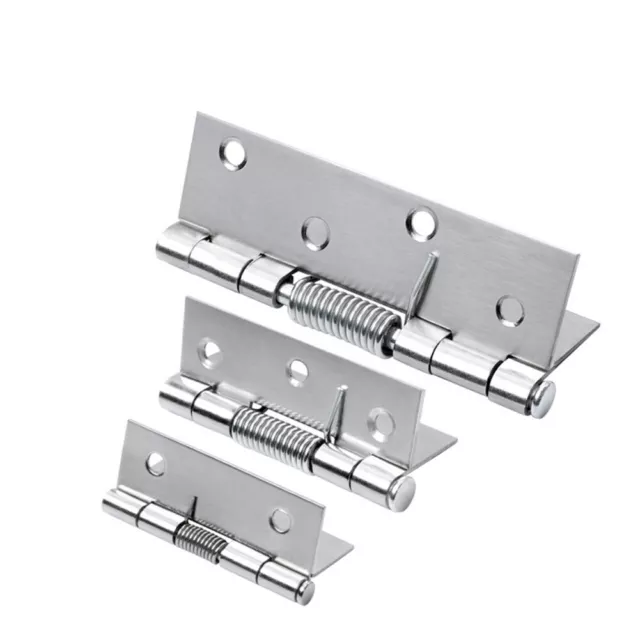 2pieces Stainless Steel Self Closing Spring Door Internal Hinge Hardware Cabinet