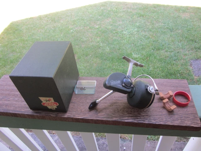 Dam Quick Super 270 Stationary Spinning Reel In Nice Original Box W/Xtra's Dam Quick Super 270 Stationary Spinning Reel In Nice Original Box W/Xtra's