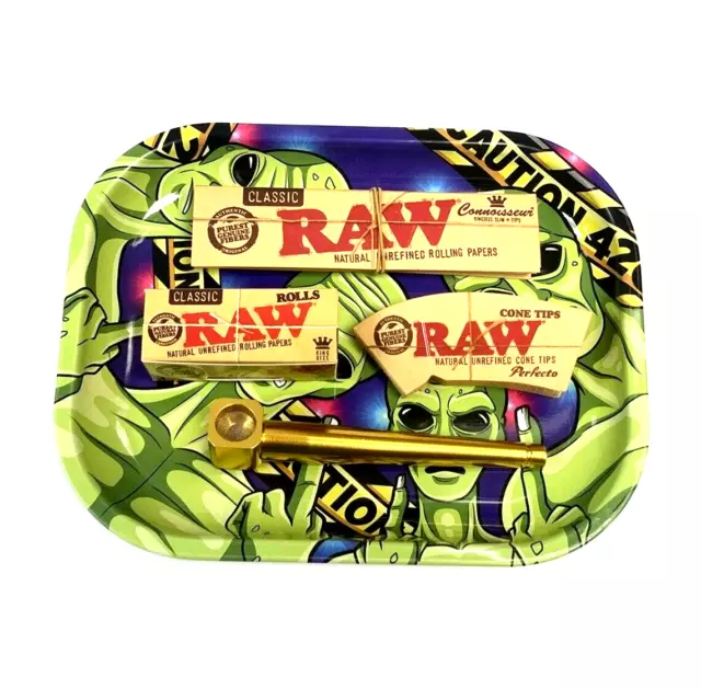 Cute Rolling Tray Set Rolling Papers Pink Crusher Flavour paper Gift Set