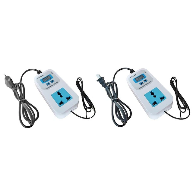 Digital Temperature Controller Microcomputer Thermostat Regulator Socket Outlet