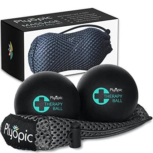 Balles de Massage Plyopic - Lot de Boules haute densité pour le Relâchement Myof