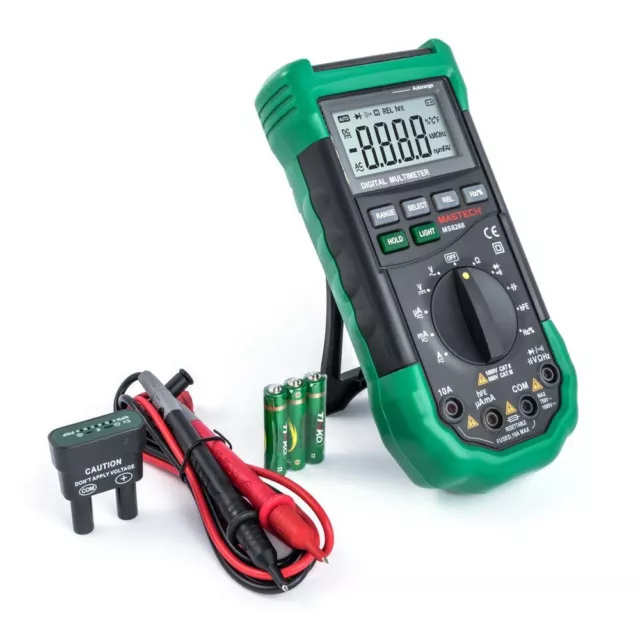 MS8268 Digital Pro Car Range Multimeter Mastech 4000 Counts Dcv / Acv / DCC /