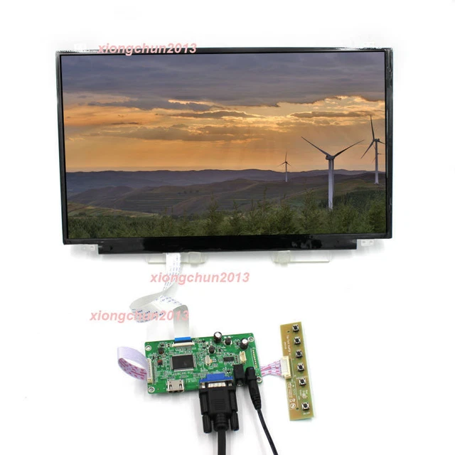 17.3" IPS N173HCE-E31 LCD LED 1080P Screen + EDP controller board kit VGA HDMI