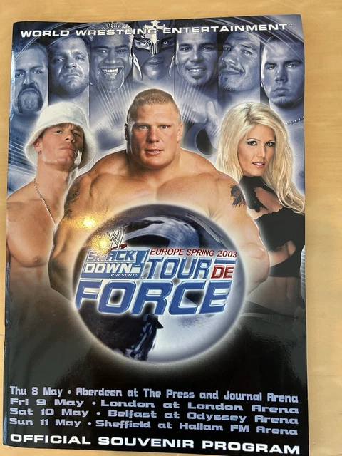 Programme Officiel WWE Tour 2017 – Catch Américain, édition Collector CM Punk