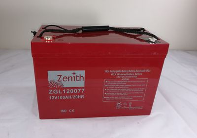 AGM FIAMM 12FGL100 Batteria 12V 100Ah AGM PER fotovoltaico solare camper barca NEW 