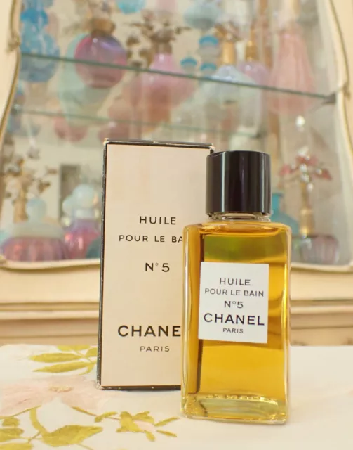 VTG 1960S SEALED Chanel No 5 Huile Pour Le Bain PERFUMED BATH OIL 2 Oz