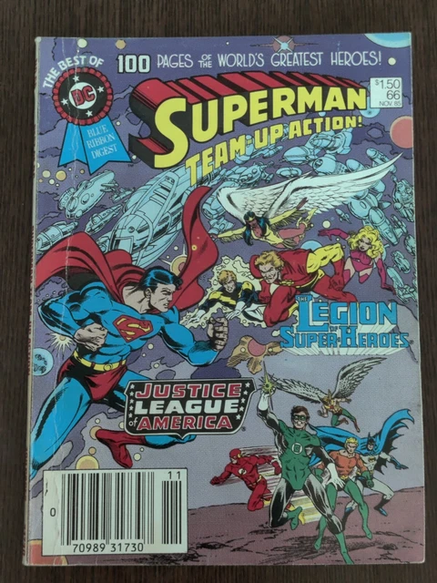 DC Comics Blue Ribbon Digest  Superman #66 1985