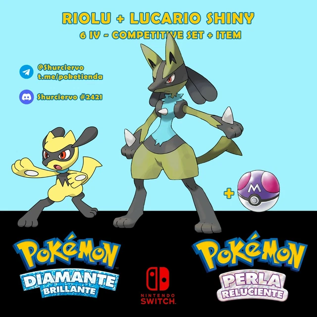 Riolu Y Lucario En Pokémon Diamante Brillante Y Perla Reluciente - Foto 9