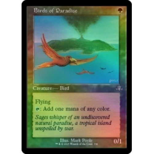 Carta Magic: The Gathering - Birds Of Paradise (151) - De Dominaria Remastered, Cerca De Menta