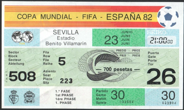 Ticket Billet De La Finale Coupe Du Monde De Football 98 Stade De