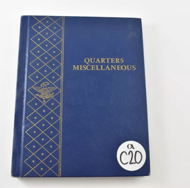 Used Whitman U.S. Quarters Miscellaneous Empty Coin Album Book - 13 *483
