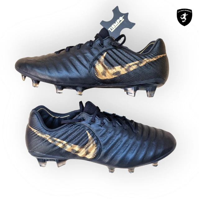 Nike Tiempo Legend 7 Elite FG - Black/Vivid Gold - Black Lux. UK 7 Brand New.