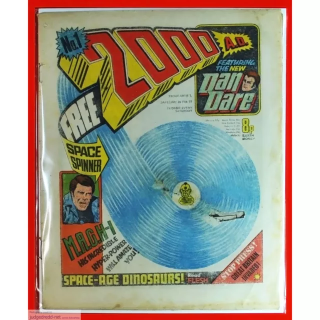 2000AD PROG 1 1st issue 1st Appearance 26 2 1977 UK  See Description (set 3863)