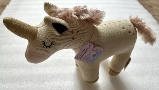 Unicornio Polvo Estrellas 30CM Moses de Ganchillo Animal Peluche Blandito 38203