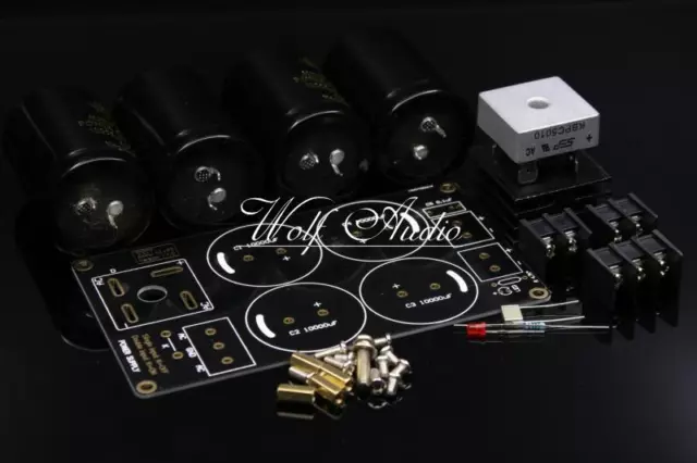 HiFi Single Power Supply Rectifier Filter Board Kit For 1969 Amplifier PSU