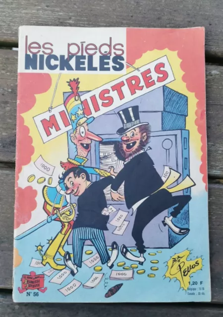 Les Pieds Nickelés ministres N° 56 Éd. Originale R. Pellos 1964 CouverturePapier