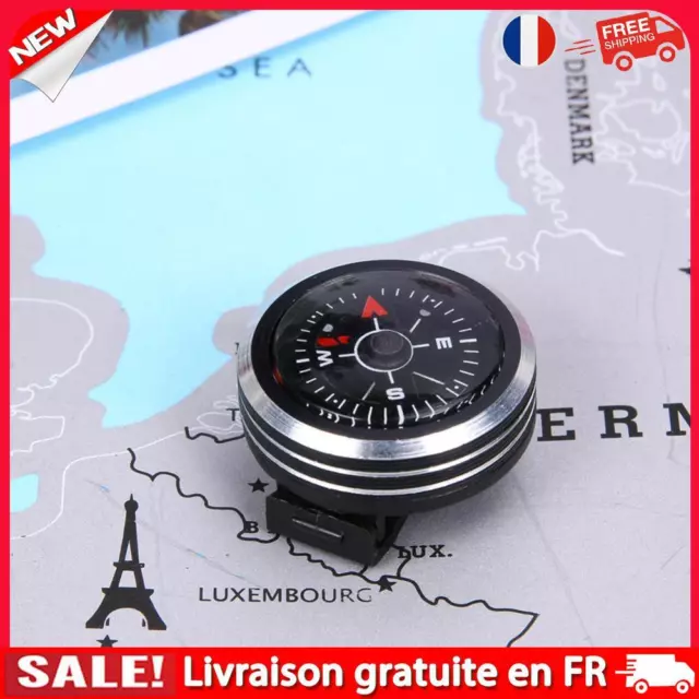 fr Mini Compass Survival Tool Wristwatch Type Navigation Compass for Outdoor Hik