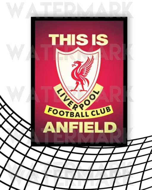 This Is Anfield Liverpool FC Football Fans Wall Art Print A4