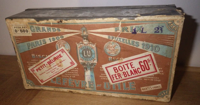 Facture Publicitaire LU 1930 – Lefèvre Utile Petit Beurre – Éphemère Vintage
