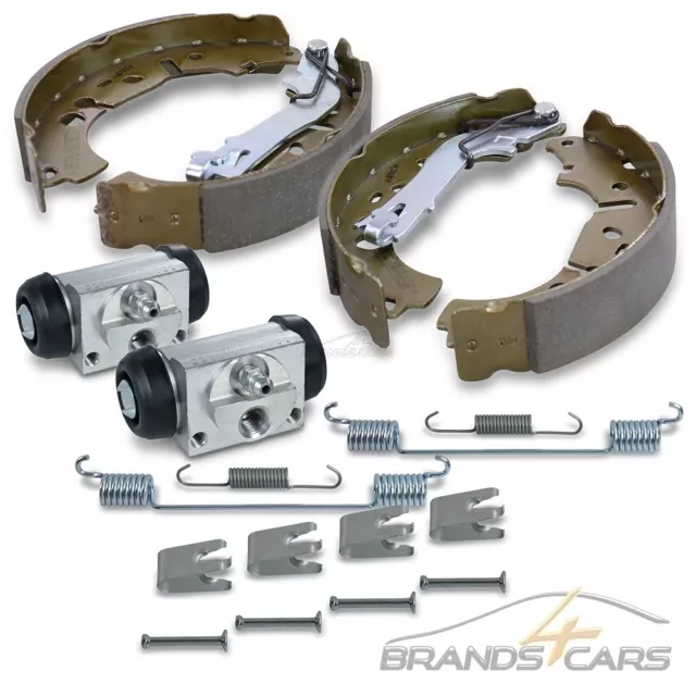 Atec Set Bremsbacken Trommelbremse+Zubehör+Radbremszylinder Für Opel Adam Corsa