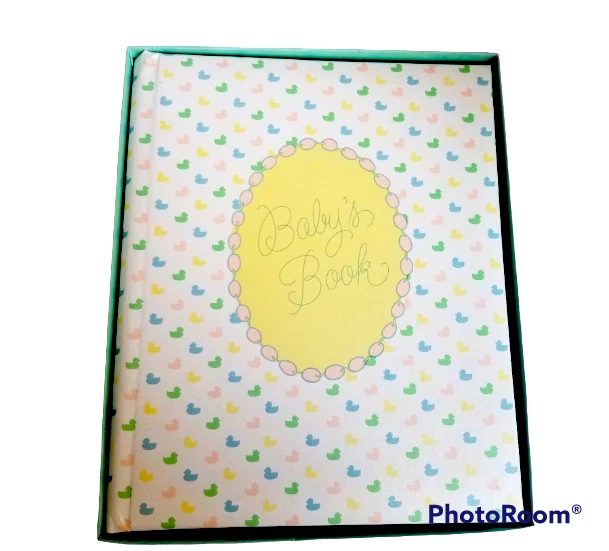 Hallmark Baby's Book Memory Album Keepsake Record Book Vintage New Old Stock