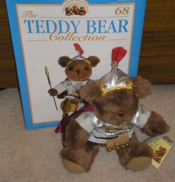 The Teddy Bear Collection No. 68 Rex The Roman Bear With Tag And Magazine