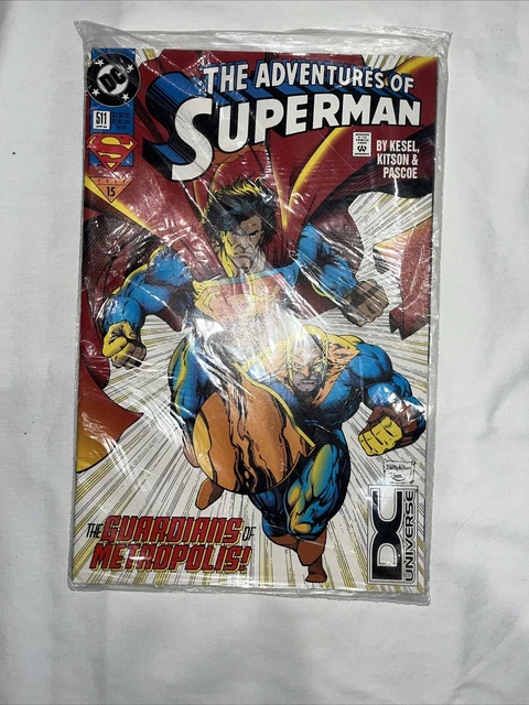 DC Comics The Adventures of Superman #511 Scarce Sealed DC Universe Logo Variant