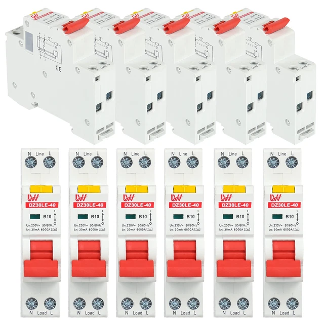Doktorvolt FI-Schalter 2P 25A 10kA 30mA Typ A – Fehlerstromschutzschalter Für Industrie & Gewerbe, VDE-geprüft