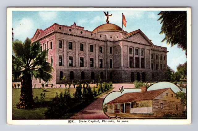 Phoenix AZ-Arizona, State Capitol, Antique, Vintage Postcard