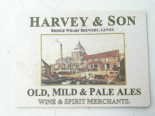 Vintage Harvey & Son ~ Biermatte des Jahres 1990 Katze Nr. 17 Biermatte/Untersetzer