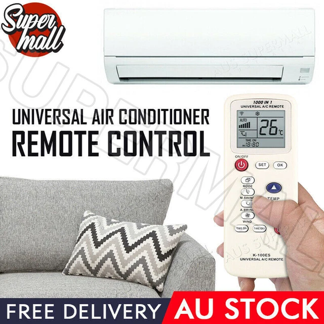 Universal A/C Air Conditioner Remote Control Electricity LCD Display AC K-100ES