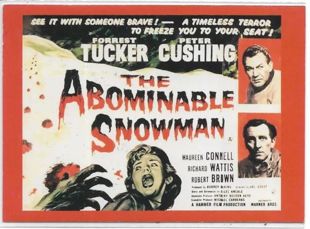 HAMMER HORROR '95 Cornerstone Communications Trading Card #64 Abominable Snowman
