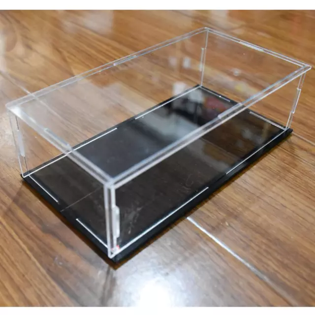 Transparent Acrylique Vitrine Comptoir Boîte Cube Pour Poupées