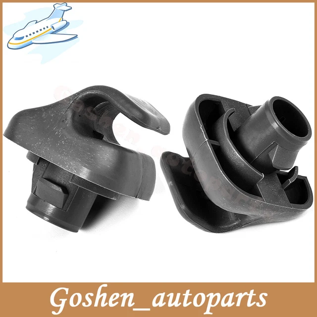 Ollanoos 2-Pack Sun Visor Clip – Replacement Holder Bracket For Nissan Qashqai, X-Trail, Juke, Tiida & Many More