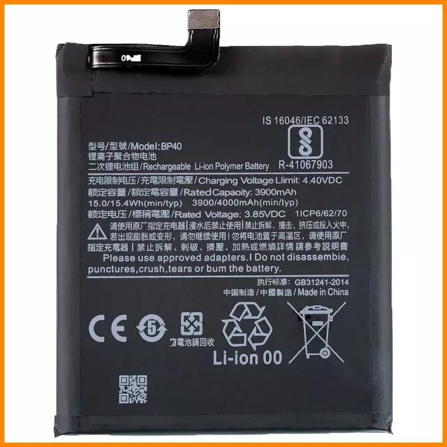 Bateria Xiaomi Redmi K20 Pro / Mi 9T Pro BP40 4000mAh BP 40 Nueva Interna