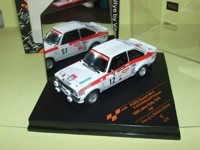 Miniature Ford Escort MK II BDA - Rallye Jänner 1980 - Troféu 1/43