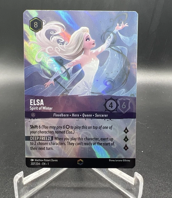atlantis lorcana cards Elsa - Spirit of Winter (Enchanted) Chapter 1