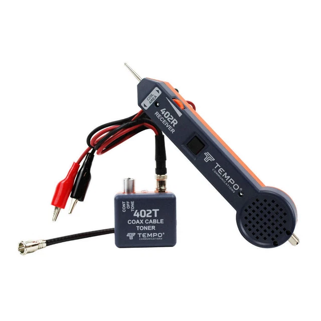 TEMPO COMMUNICATIONS 402K CATV Cable Tone Probe Kit, F-Type