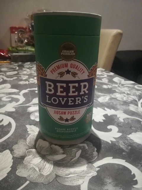 Beer Lover's 500 Piece Jigsaw Puzzle - Learn About Beer Styles, Hand-Illustrated - View #4
