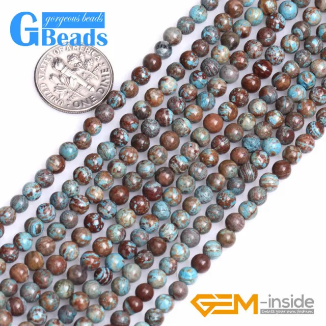 Natural Round Agate Beads for Jewelry Making Loose Beads Wholesale 15''  gbeads