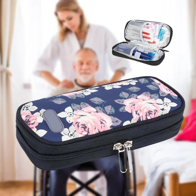 Temperature Display Pill Protector Waterproof Medical Cooler Organizer  Travel